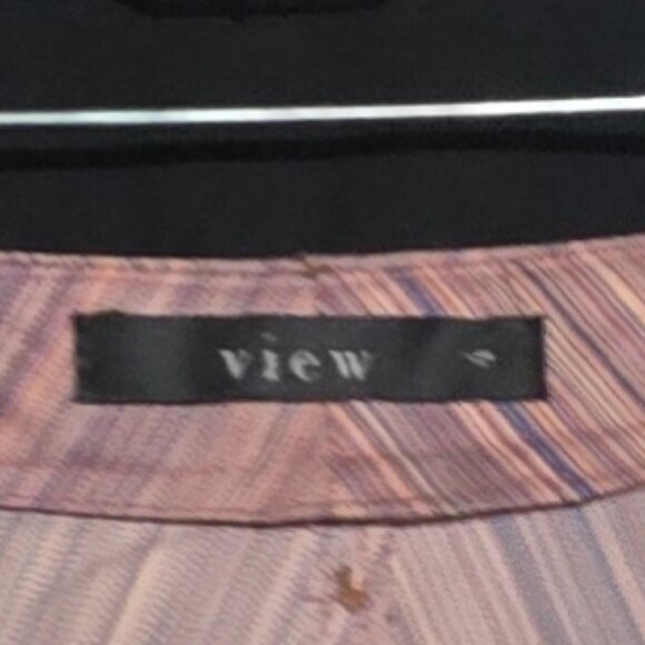 VIEW made in USA Women's Stripped Hippy Boho Pants - Pink Multi - Sz 4* - Picture 4 of 4